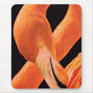 Flamingo Portrait Mousepad