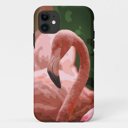 Flamingo Pose Art iPhone5 Fall Case-Mate iPhone Hülle (Rückseite)