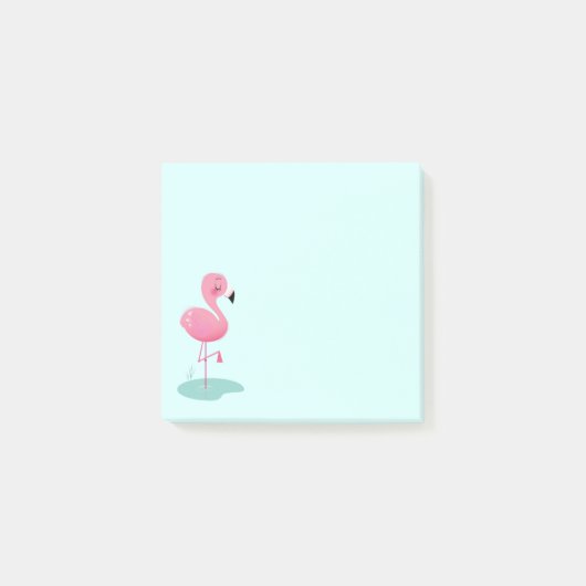 Flamingo Post-it Notes Klebezettel (Vorderseite)