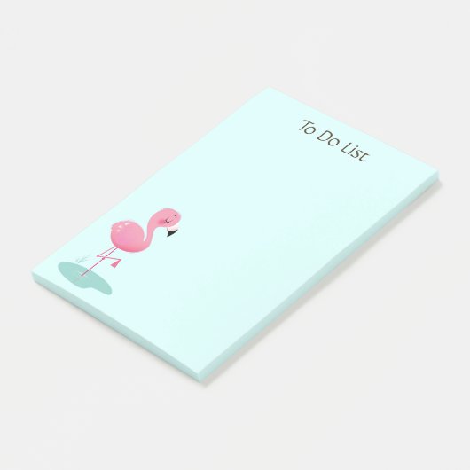 Flamingo Post-it Notes Klebezettel (angewinkelt)