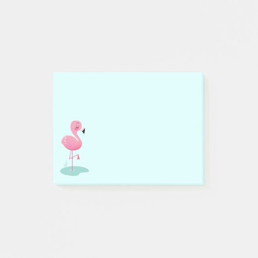 Flamingo Post-it Notes Post-it Klebezettel (Vorderseite)