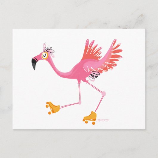 Flamingo Postcards Postkarte (Vorderseite)