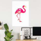 Flamingo Poster (Heimbüro)