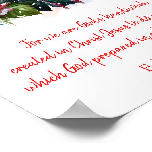 Flamingo Poster (Ecke)