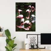 Flamingo Poster (Heimbüro)