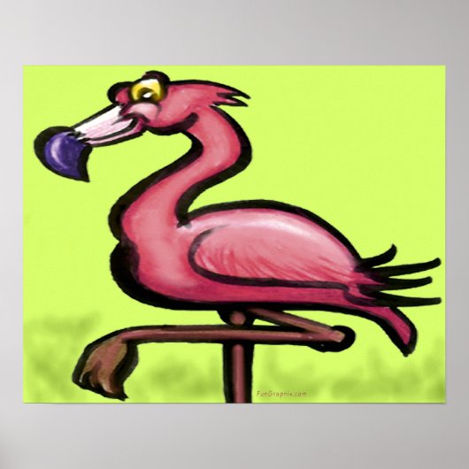 Flamingo Poster (Vorne)