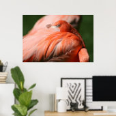 Flamingo Poster (Heimbüro)