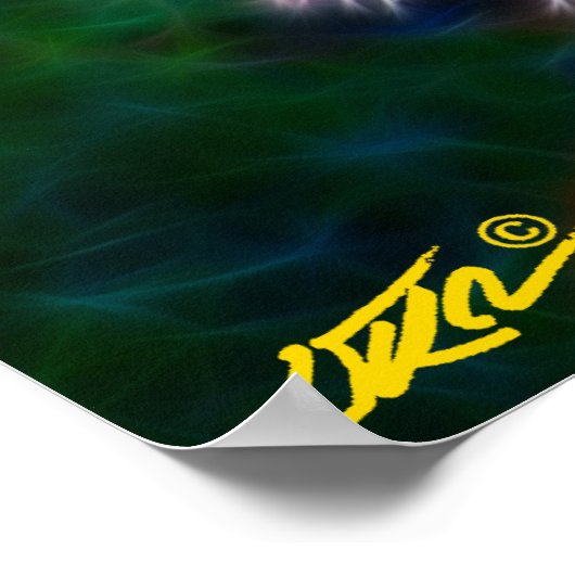 Flamingo Poster (Ecke)