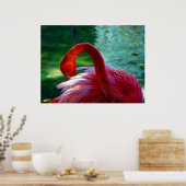 Flamingo Poster (Küche)