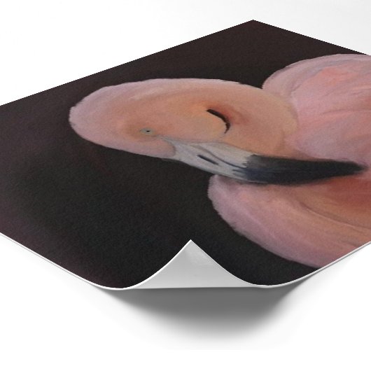 Flamingo Poster (Ecke)