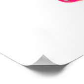 Flamingo Poster (Ecke)