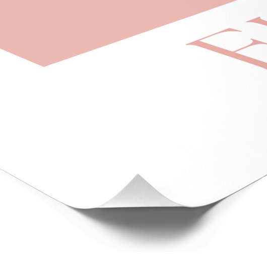 Flamingo Poster (Ecke)