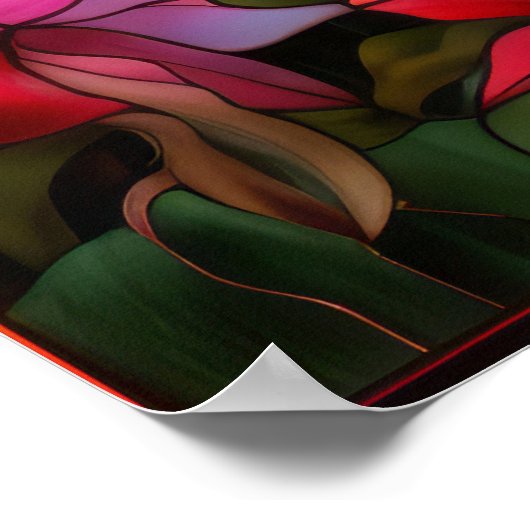 Flamingo Poster (Ecke)