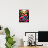 Flamingo Poster (Heimbüro)