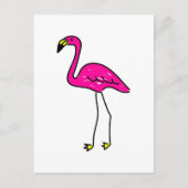 Flamingo Postkarte (Vorderseite)