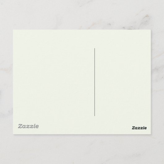 Flamingo Postkarte (Rückseite)