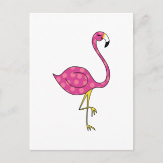 Flamingo Postkarte