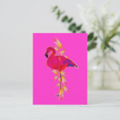 Flamingo Postkarte (Stehend Vorderseite)