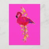 Flamingo Postkarte (Vorderseite)