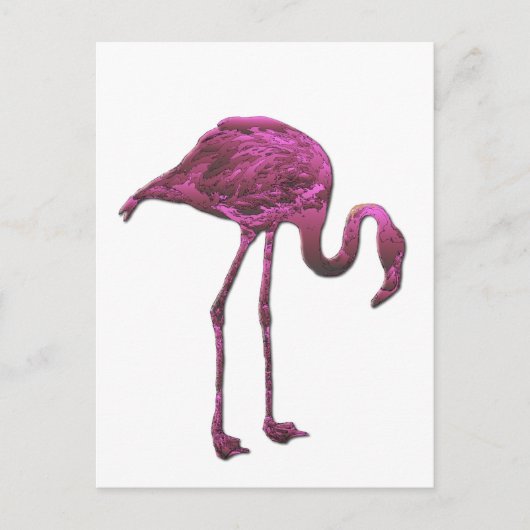Flamingo Postkarte (Vorderseite)