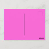 Flamingo postkarte (Rückseite)