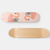 Flamingo Potted Pflanze Skateboard (Horizontal)
