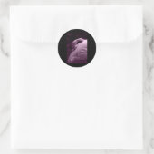 Flamingo Preen Feathers Tint Vertikaler Sticker (Tasche)