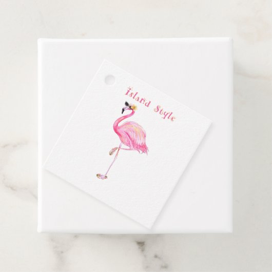 Flamingo Price Tag Geschenkanhänger (Beispiel)