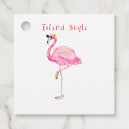 Flamingo Price Tag Geschenkanhänger