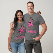 Flamingo Puns Slang Fla-tango Fun Flamingo Dancing T-Shirt (Unisex)