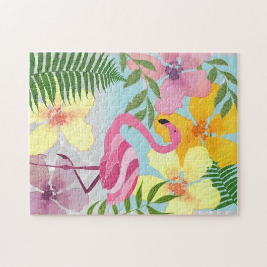 Flamingo Puzzle (Horizontal)