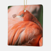 Flamingo-Quadrat Keramikornament (Links)