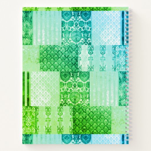 Flamingo Quote Spiral Notebook Notizblock (Rückseite)