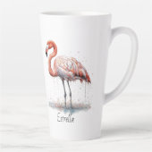 Flamingo Radiation: Tropische Wasserfarbe, kundens Milchtasse (Rechts)