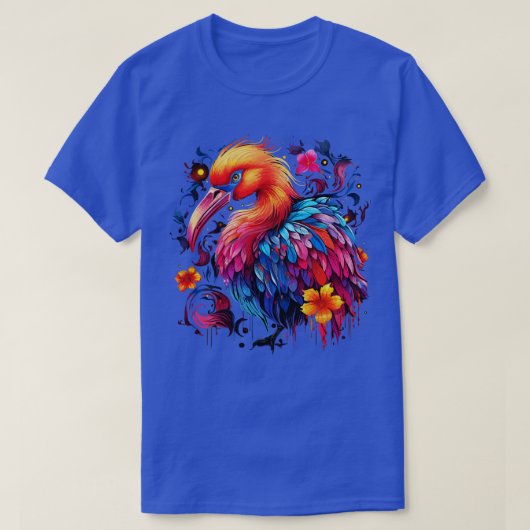 Flamingo Rainbow T-Shirt (Design vorne)