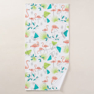 Flamingo-rama Bad-Tuch Badehandtuch
