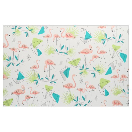 Flamingo-rama Gewebe Stoff (Fat Quarter (45,7 x 55,9 cm))