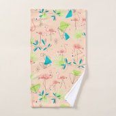 Flamingo-rama Tuch-Set Badhandtuch Set (Handtuch)