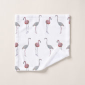 Flamingo-Raserei-Badezimmer-Tuch-Set Badhandtuch Set (Waschlappen)