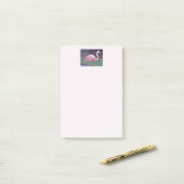 Flamingo Really Pink Post-it Klebezettel (Auf Schreibtisch)
