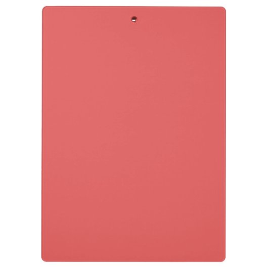 Flamingo Red Klemmbrett (Rückseite)