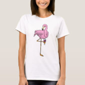 Flamingo Red wine T-Shirt (Vorderseite)