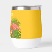 Flamingo-Rentner Gelb Orange (Links)
