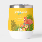 Flamingo-Rentner Gelb Orange (Vorderseite)