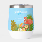 Flamingo Retirement Blue (Vorderseite)