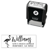 Flamingo Return Address Florida Permastempel (Beispiel)