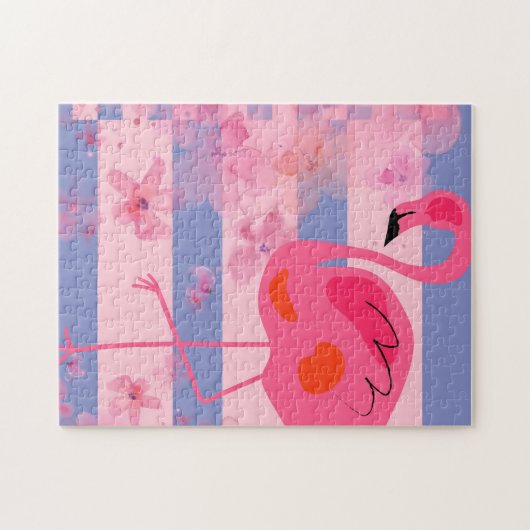 Flamingo Reverie Puzzle (Horizontal)