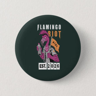 Flamingo Riot Urbanes Designkonzept Button