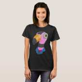 Flamingo Robot T-Shirt (Vorne ganz)