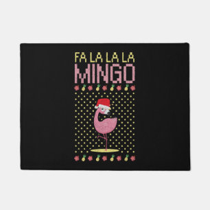 Flamingo rosa bestechen Weihnachten Fußmatte
